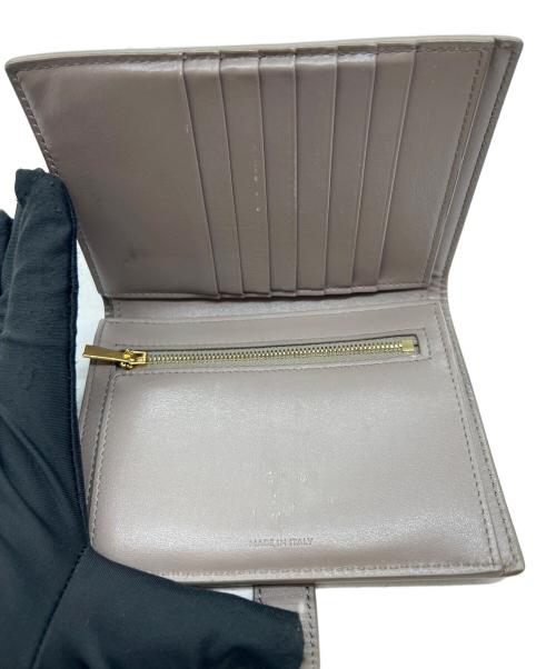 CELINE（セリーヌ）CELINE (セリーヌ) 2つ折り財布/ミディアムストラップウォレット ベージュの古着・服飾アイテム
