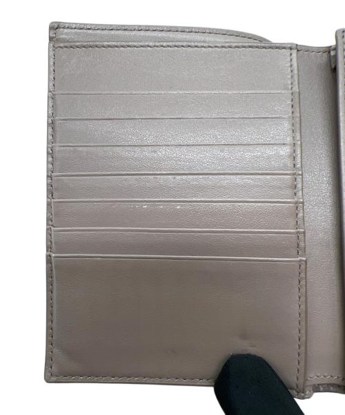 CELINE（セリーヌ）CELINE (セリーヌ) 2つ折り財布/ミディアムストラップウォレット ベージュの古着・服飾アイテム