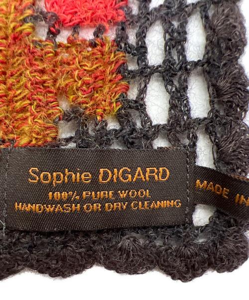 sophie digard（ソフィーディガール）sophie digard (ソフィーディガール) フラワーモチーフストール マルチカラーの古着・服飾アイテム