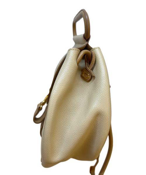 DELVAUX（デルヴォー）DELVAUX (デルヴォー) リュックサック アイボリーの古着・服飾アイテム