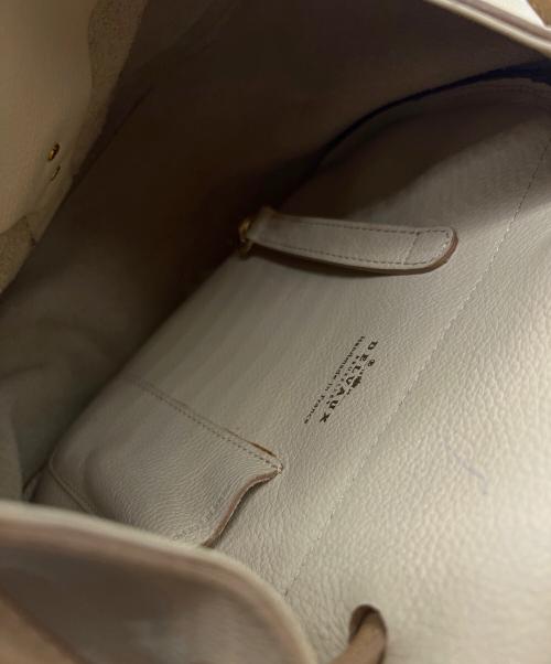 DELVAUX（デルヴォー）DELVAUX (デルヴォー) リュックサック アイボリーの古着・服飾アイテム