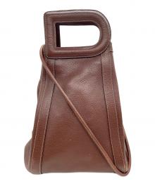 DELVAUX（デルヴォー）の古着「ハンドバッグ」｜ブラウン