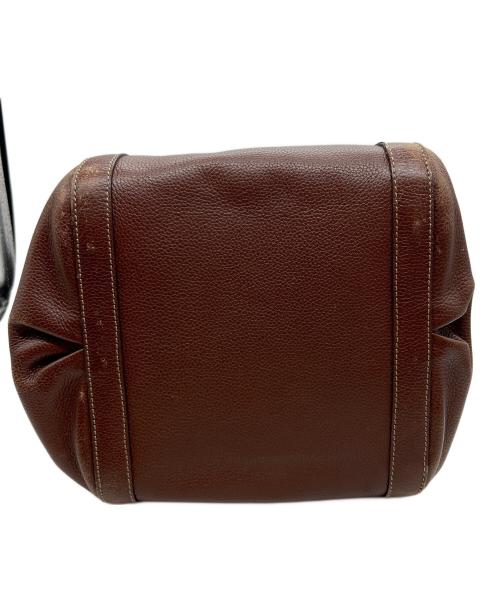 DELVAUX（デルヴォー）DELVAUX (デルヴォー) ハンドバッグ ブラウンの古着・服飾アイテム