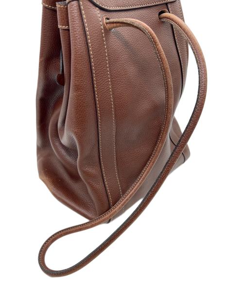 DELVAUX（デルヴォー）DELVAUX (デルヴォー) ハンドバッグ ブラウンの古着・服飾アイテム