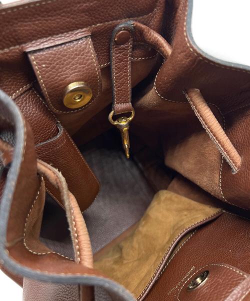 DELVAUX（デルヴォー）DELVAUX (デルヴォー) ハンドバッグ ブラウンの古着・服飾アイテム
