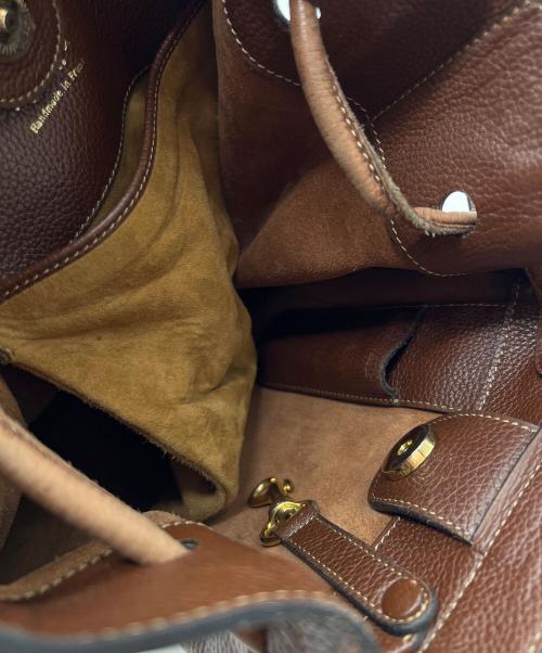 DELVAUX（デルヴォー）DELVAUX (デルヴォー) ハンドバッグ ブラウンの古着・服飾アイテム