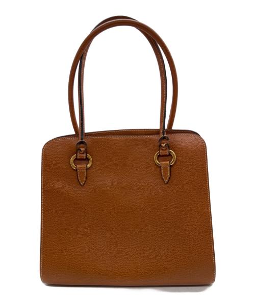 DELVAUX（デルヴォー）DELVAUX (デルヴォー) ハンドバッグ ブラウンの古着・服飾アイテム