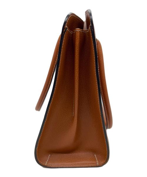 DELVAUX（デルヴォー）DELVAUX (デルヴォー) ハンドバッグ ブラウンの古着・服飾アイテム