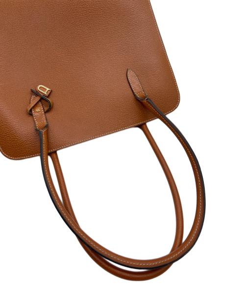 DELVAUX（デルヴォー）DELVAUX (デルヴォー) ハンドバッグ ブラウンの古着・服飾アイテム