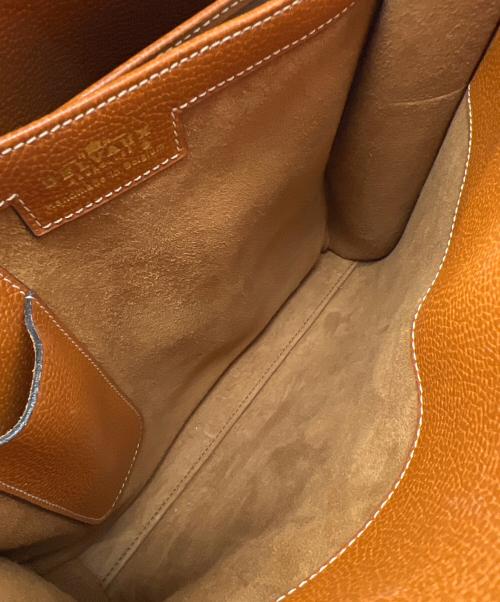 DELVAUX（デルヴォー）DELVAUX (デルヴォー) ハンドバッグ ブラウンの古着・服飾アイテム