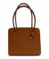 DELVAUX（デルヴォー）の古着「ハンドバッグ」｜ブラウン