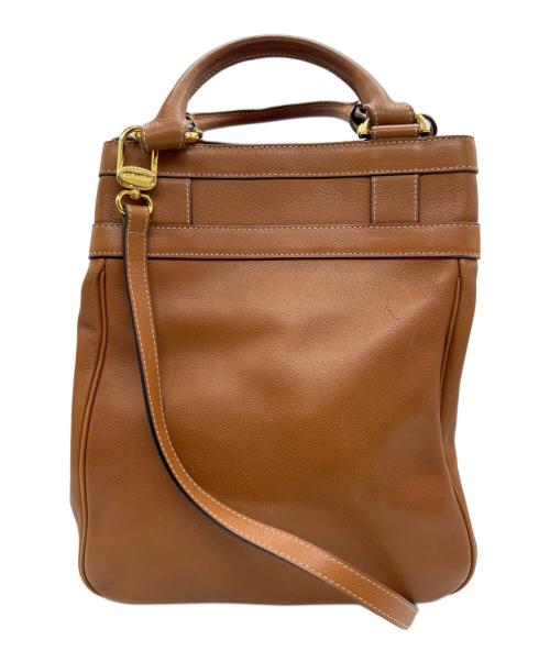 DELVAUX（デルヴォー）DELVAUX (デルヴォー) 2WAYバッグ ブラウンの古着・服飾アイテム