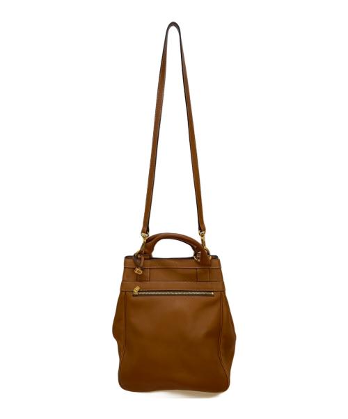 DELVAUX（デルヴォー）DELVAUX (デルヴォー) 2WAYバッグ ブラウンの古着・服飾アイテム
