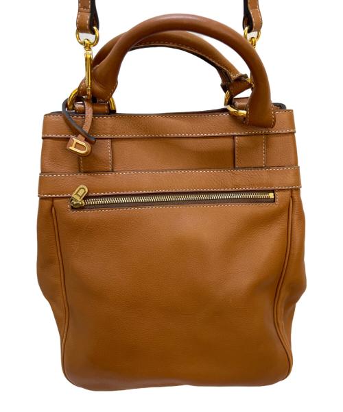 DELVAUX（デルヴォー）DELVAUX (デルヴォー) 2WAYバッグ ブラウンの古着・服飾アイテム