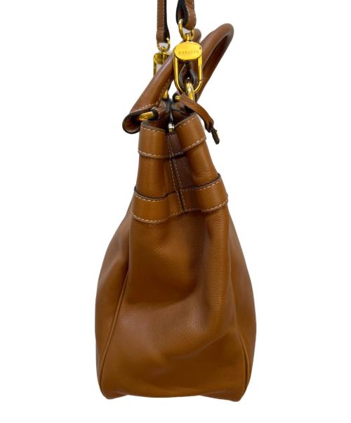 DELVAUX（デルヴォー）DELVAUX (デルヴォー) 2WAYバッグ ブラウンの古着・服飾アイテム