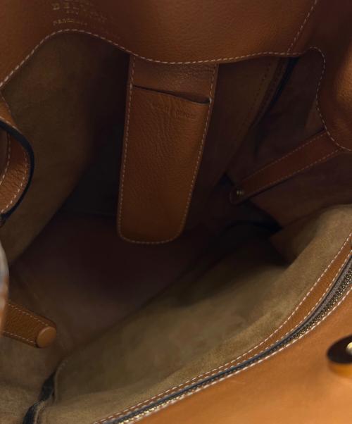DELVAUX（デルヴォー）DELVAUX (デルヴォー) 2WAYバッグ ブラウンの古着・服飾アイテム