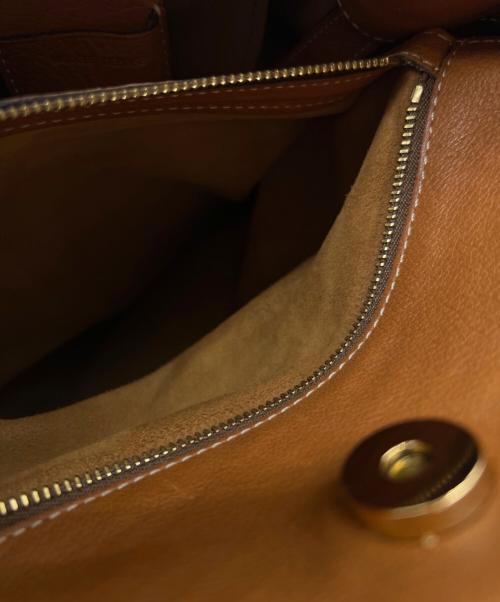DELVAUX（デルヴォー）DELVAUX (デルヴォー) 2WAYバッグ ブラウンの古着・服飾アイテム