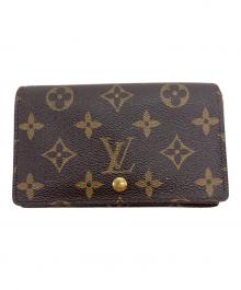 LOUIS VUITTON（ルイ ヴィトン）の古着「2つ折り財布」｜ブラウン