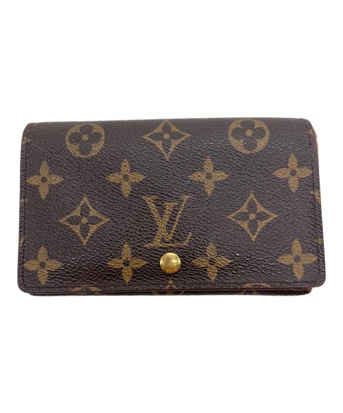 LOUIS VUITTON（ルイ ヴィトン）LOUIS VUITTON (ルイ ヴィトン) 2つ折り財布 ブラウンの古着・服飾アイテム