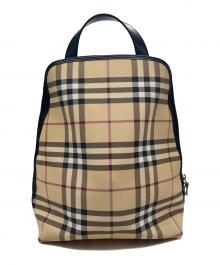 BURBERRY（バーバリー）の古着「リュック」｜ベージュ×ブラック