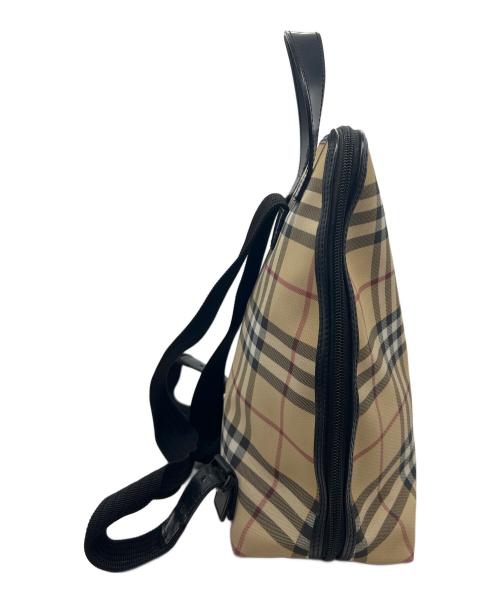 BURBERRY（バーバリー）BURBERRY (バーバリー) リュック ベージュ×ブラックの古着・服飾アイテム