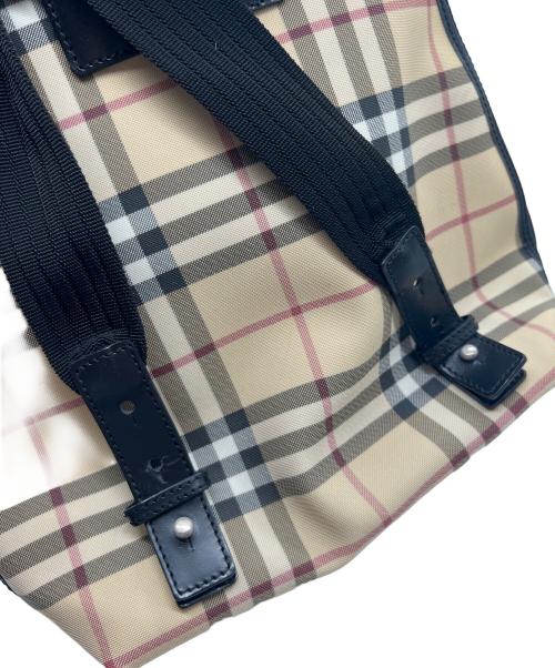 BURBERRY（バーバリー）BURBERRY (バーバリー) リュック ベージュ×ブラックの古着・服飾アイテム