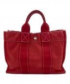 HERMESエルメス）の古着「ハンドバッグ」｜レッド