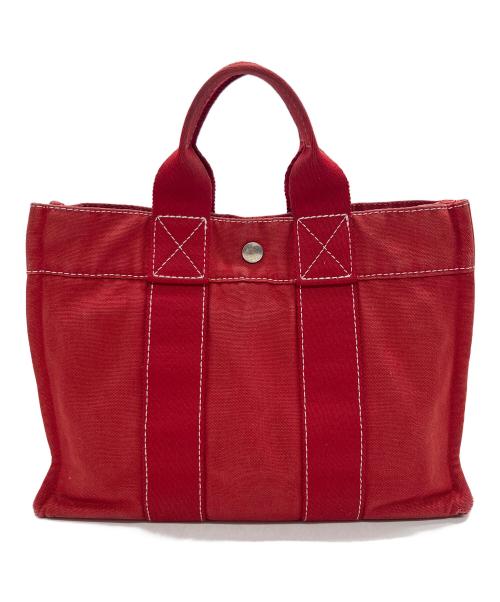HERMES（エルメス）HERMES (エルメス) ハンドバッグ レッドの古着・服飾アイテム