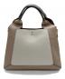 FURLA（フルラ）の古着「ハンドバッグ」｜カーキ×アイボリー
