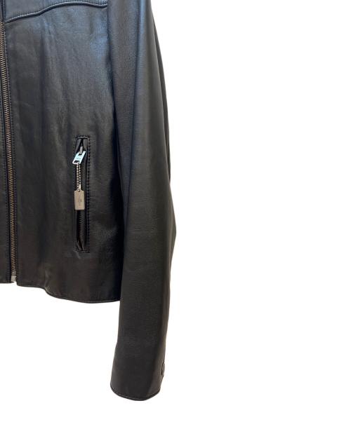 COACH（コーチ）COACH (コーチ) レザージャケット ブラック サイズ:Sの古着・服飾アイテム