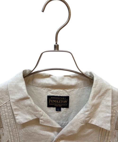 PENDLETON（ペンドルトン）PENDLETON (ペンドルトン) 半袖シャツ カーキ サイズ:Lの古着・服飾アイテム