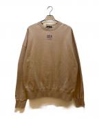 WIND AND SEA×N.HOOLYWOODウィンダンシー×エヌ ハリウッド）の古着「クルーネックスウェット」｜ベージュ