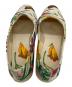 GUCCI (グッチ) フローラ柄スリッポンシューズ アイボリー サイズ:23.5：10000円