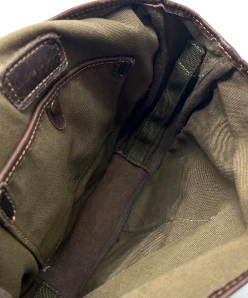 RALPH LAUREN（ラルフローレン）RALPH LAUREN (ラルフローレン) メッセンジャーバッグ ブラウンの古着・服飾アイテム