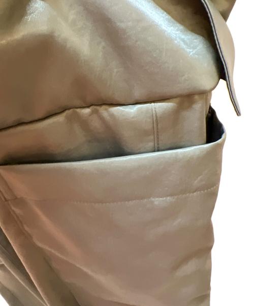 08sircus（ゼロエイトサーカス）08sircus (ゼロエイトサーカス) Satin belted cargo pants カーキ サイズ:1の古着・服飾アイテム