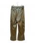 08sircus (ゼロエイトサーカス) Satin belted cargo pants カーキ サイズ:1：12000円