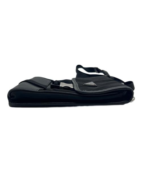 PRADA（プラダ）PRADA (プラダ) ショルダーポーチ ブラックの古着・服飾アイテム
