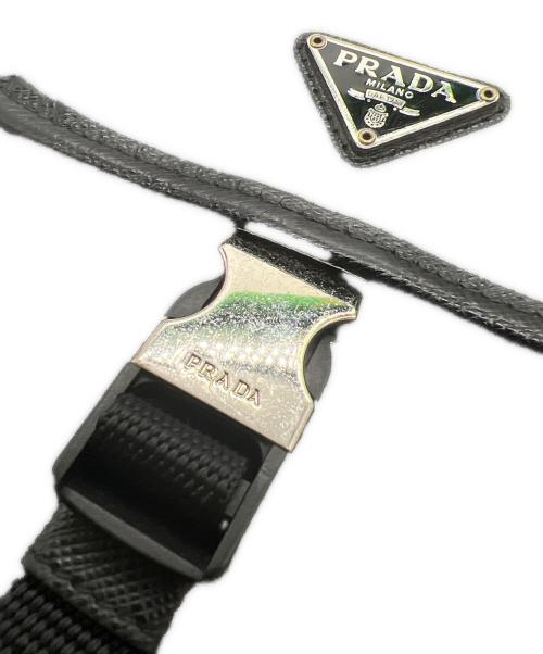 PRADA（プラダ）PRADA (プラダ) ショルダーポーチ ブラックの古着・服飾アイテム