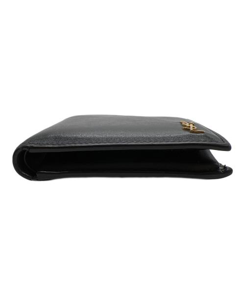 Saint Laurent Paris（サンローランパリ）Saint Laurent Paris (サンローランパリ) 2つ折り財布 ブラックの古着・服飾アイテム