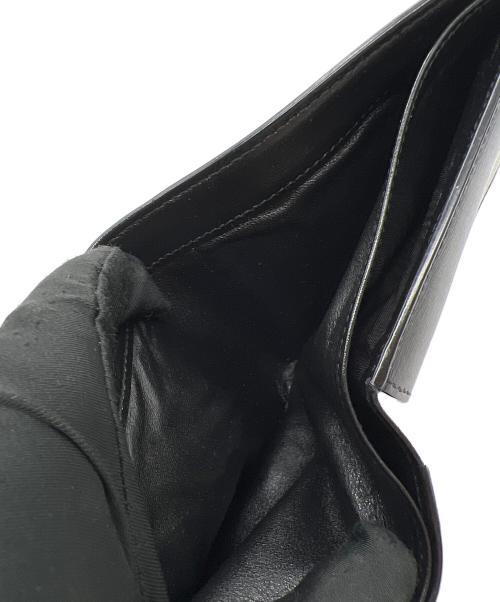 Saint Laurent Paris（サンローランパリ）Saint Laurent Paris (サンローランパリ) 2つ折り財布 ブラックの古着・服飾アイテム