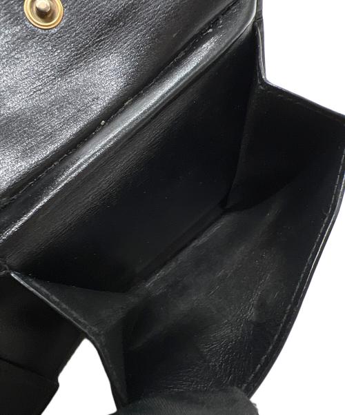 Saint Laurent Paris（サンローランパリ）Saint Laurent Paris (サンローランパリ) 2つ折り財布 ブラックの古着・服飾アイテム