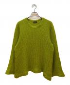 COMME des GARCONSコムデギャルソン）の古着「厚手ニット」｜黄緑