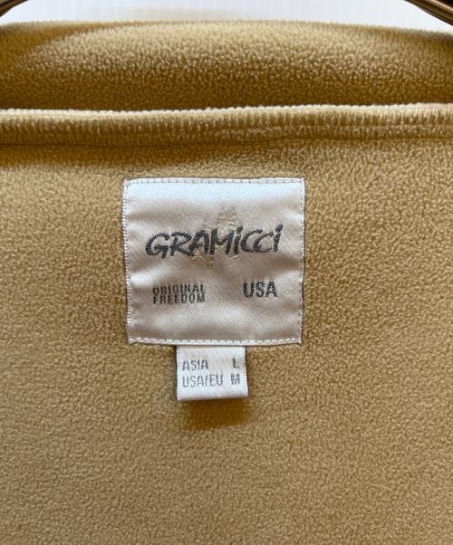 GRAMICCI（グラミチ）GRAMICCI (グラミチ) ボアベスト ベージュ サイズ:Lの古着・服飾アイテム