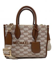 MICHAEL KORS（マイケルコース）の古着「2WAYバッグ」｜ベージュ×ブラウン