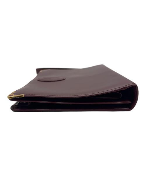 Cartier（カルティエ）Cartier (カルティエ) セカンドバッグ/マストライン ワインレッドの古着・服飾アイテム