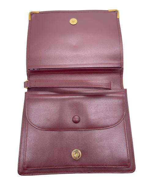 Cartier（カルティエ）Cartier (カルティエ) セカンドバッグ/マストライン ワインレッドの古着・服飾アイテム