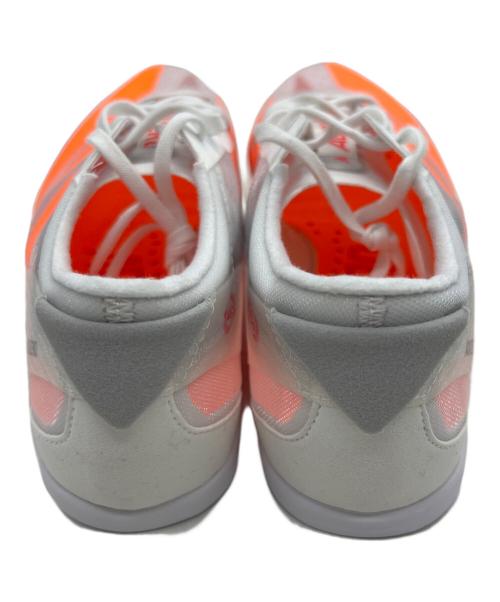 adidas（アディダス）adidas (アディダス) アディゼロ フィネス（短距離） ホワイト×オレンジ サイズ:27cmの古着・服飾アイテム