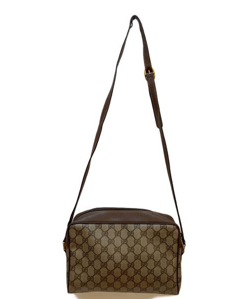 GUCCI（グッチ）GUCCI (グッチ) ショルダーバッグ ベージュ×ブラウンの古着・服飾アイテム