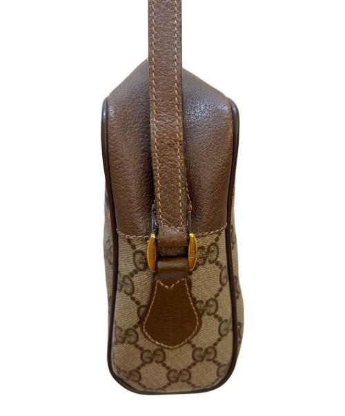 GUCCI（グッチ）GUCCI (グッチ) ショルダーバッグ ベージュ×ブラウンの古着・服飾アイテム