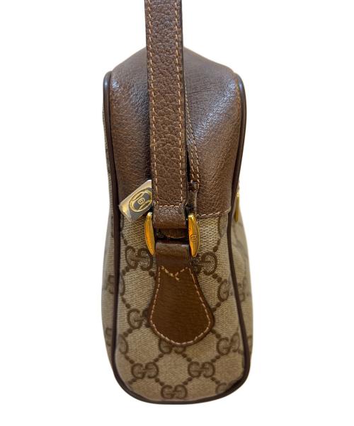 GUCCI（グッチ）GUCCI (グッチ) ショルダーバッグ ベージュ×ブラウンの古着・服飾アイテム